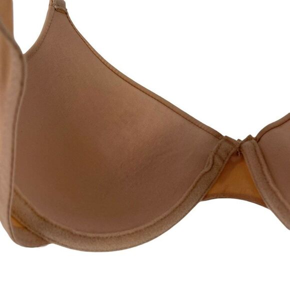 Nude Beige Underwire Bra Womens Size 36C Lightly Lined Secret Treasures Bra - Picture 6 of 9
